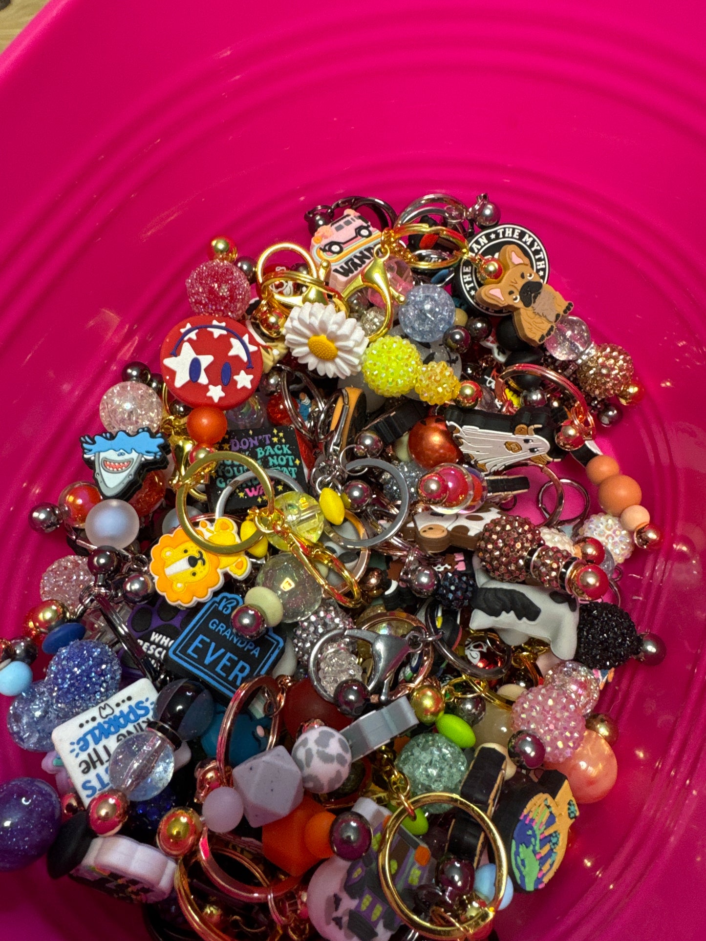 THIS OR THAT - BEADED KEYCHAINS