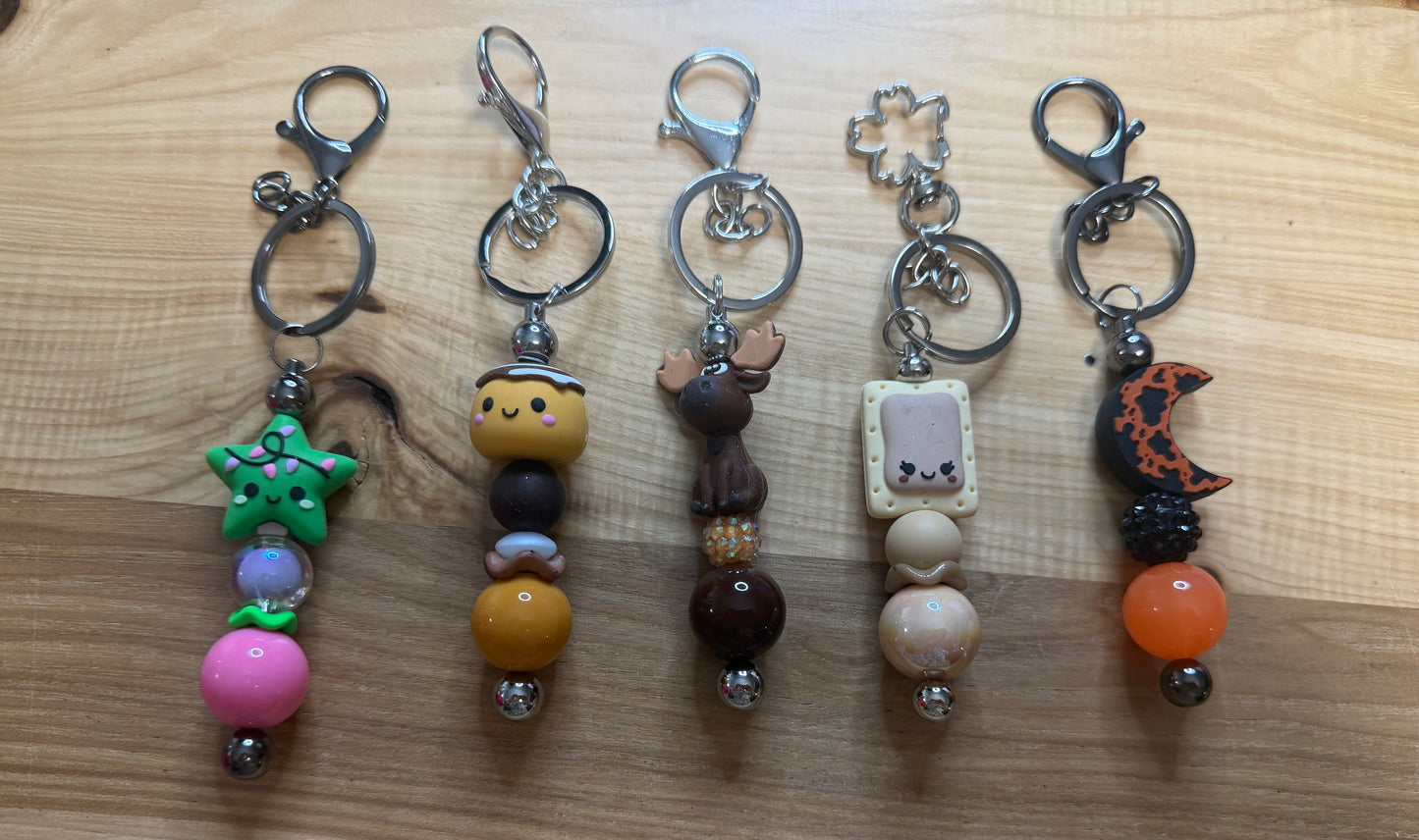 Premade Beaded Keychain