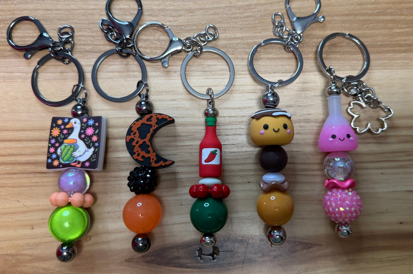 Premade Beaded Keychain