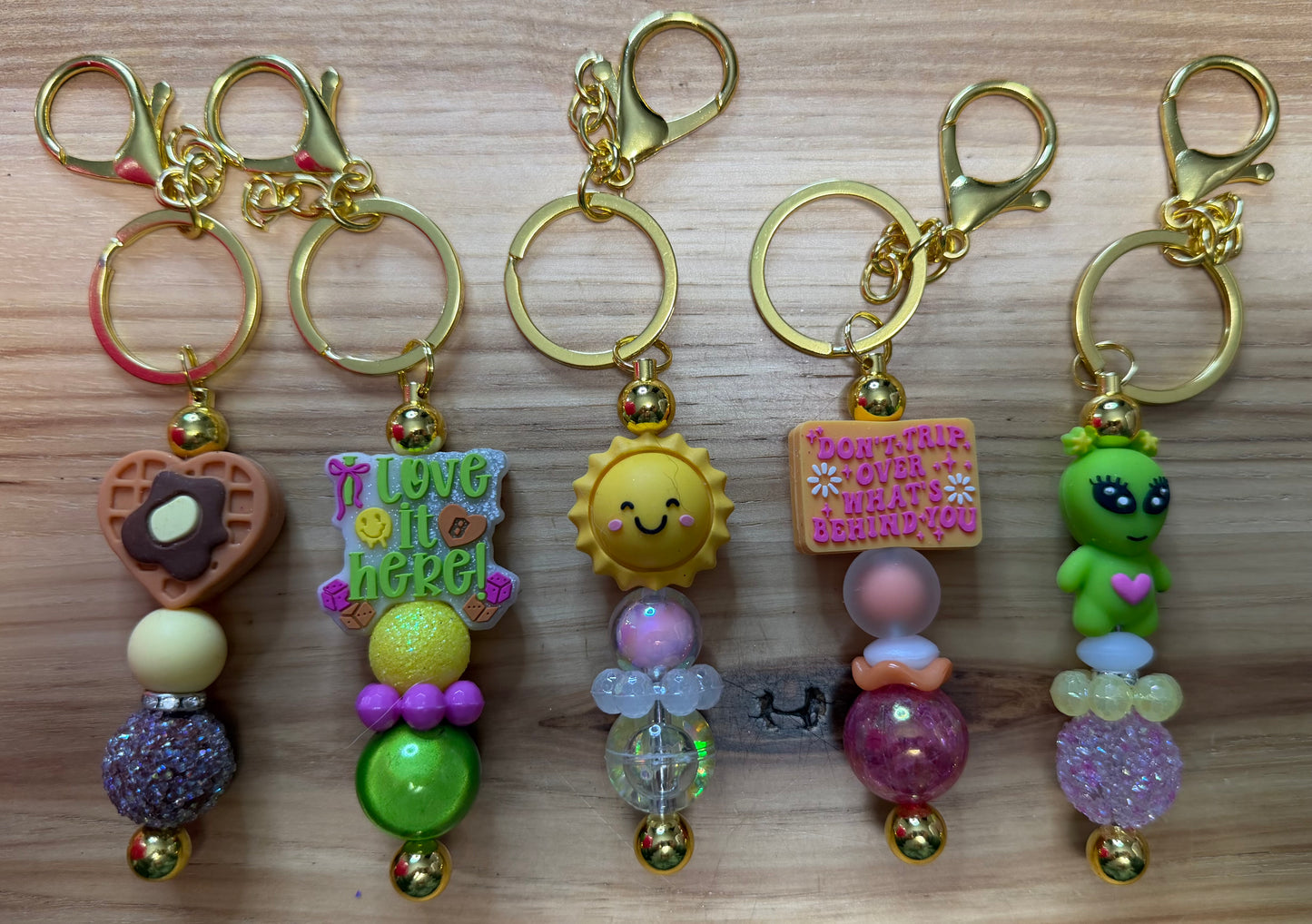 Premade Beaded Keychain