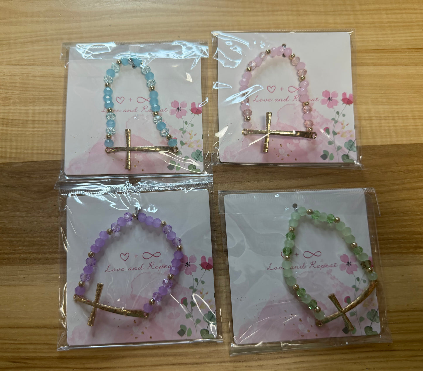 Cross Stretchy Bracelet
