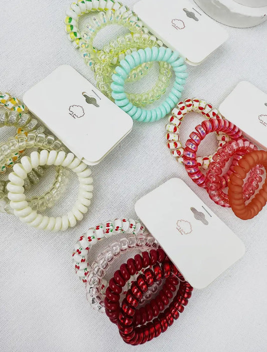 4 PCS MYSTERY FRUIT HAIR COIL SET