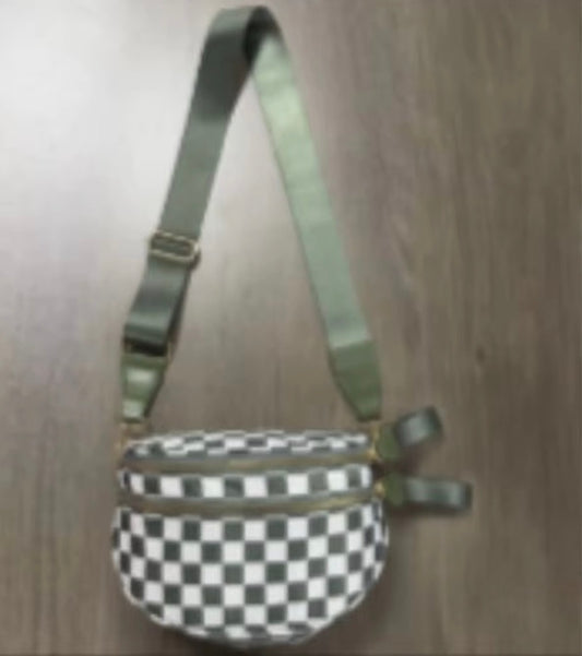 Checkered Crossbody