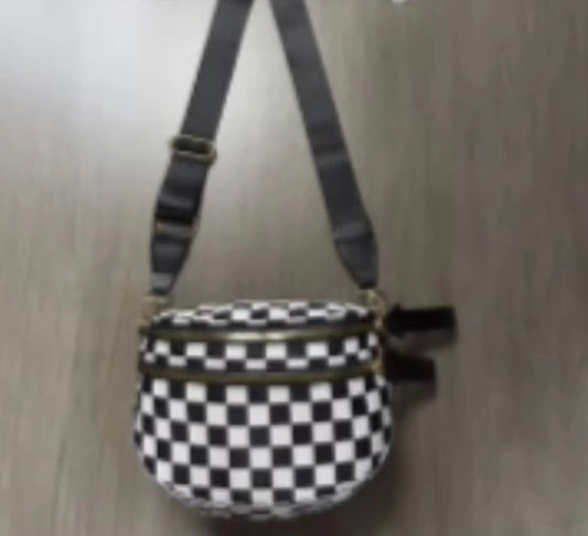 Checkered Crossbody
