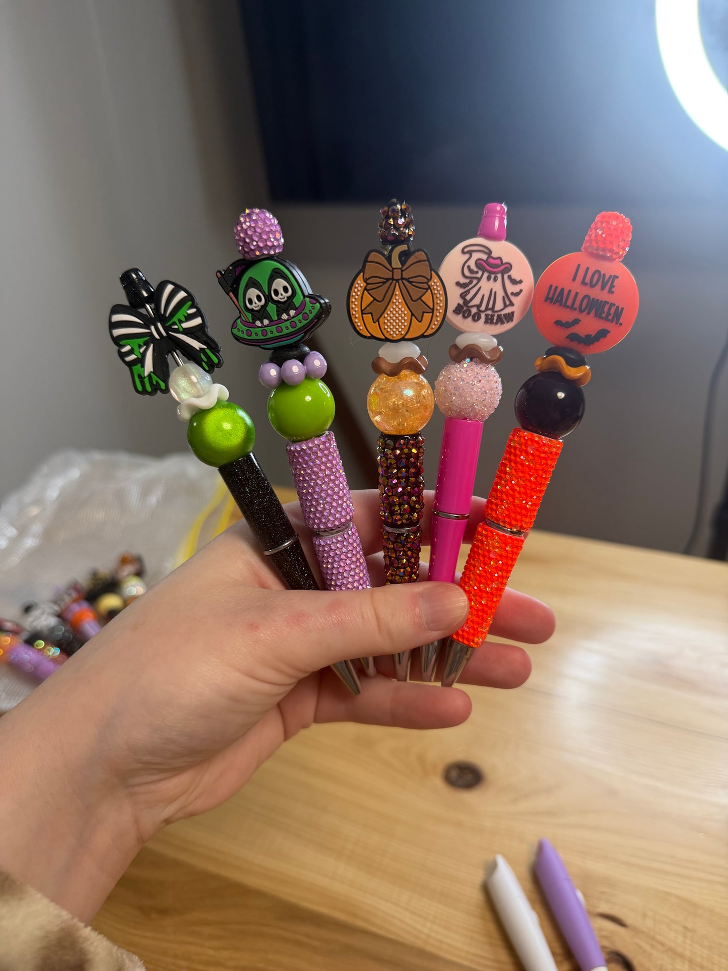 CLEARANCE Beaded Pen (HALLOWEEN + REGULAR)