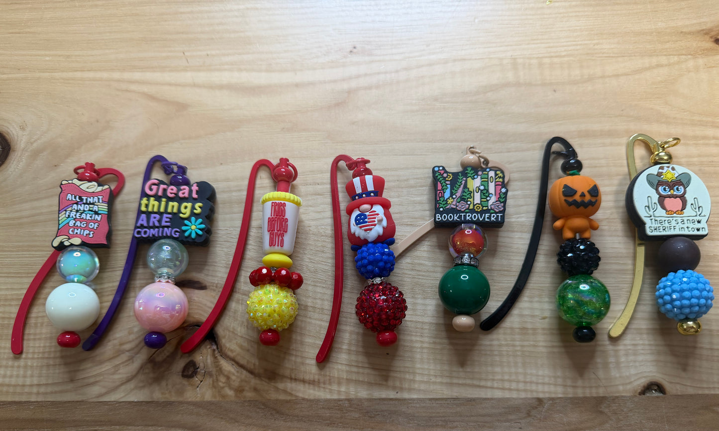 CLEARANCE beaded bookmark (HALLOWEEN + REGULAR)