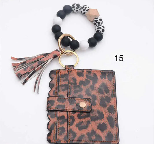 THIS OR THAT - BEADED WALLET WRISTLET