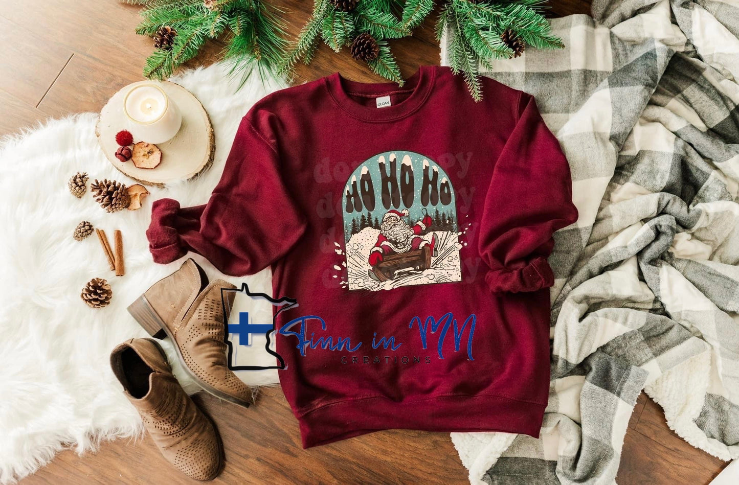 Ho Ho Ho Santa Crewneck