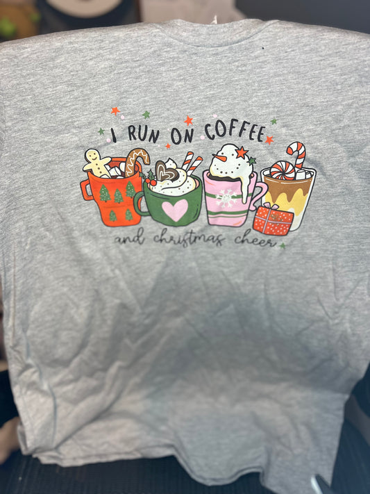 Coffee & Christmas Tee - SZ LG