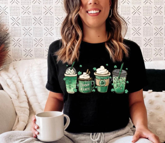 Lucky Latte Set T-Shirt